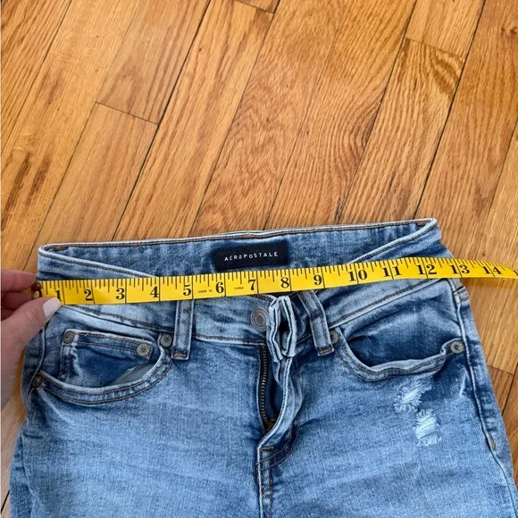 Aeropostale Light Blue Flare Jeans - Picture 5 of 6